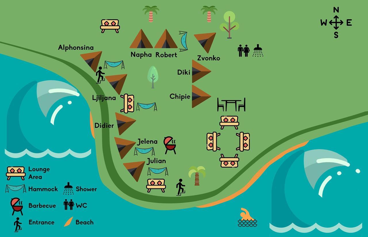 Cast Away - Eco Resort Zavala Bagian luar foto